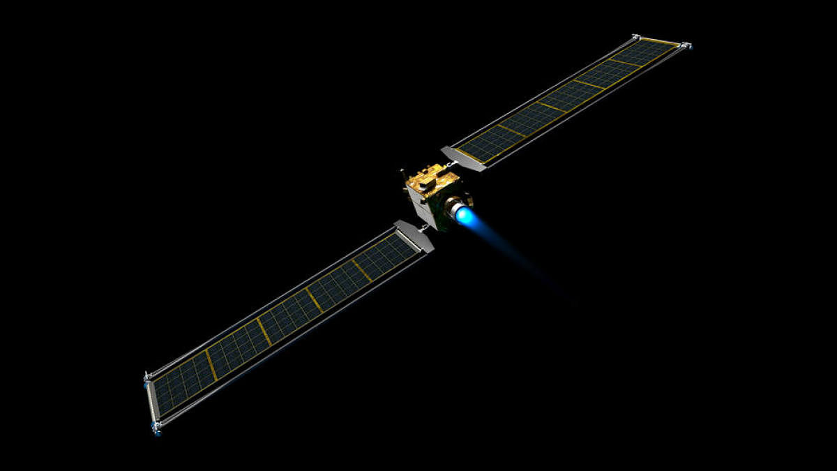 Illustration of the DART spacecraft. Nasa