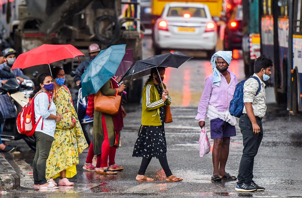 JC Road, Bengaluru, on Wednesday. Credit: DH Photo