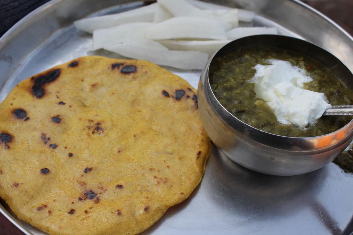Saro da saag, as it’s popularly known in Punjab. PHOTO BY AUTHOR