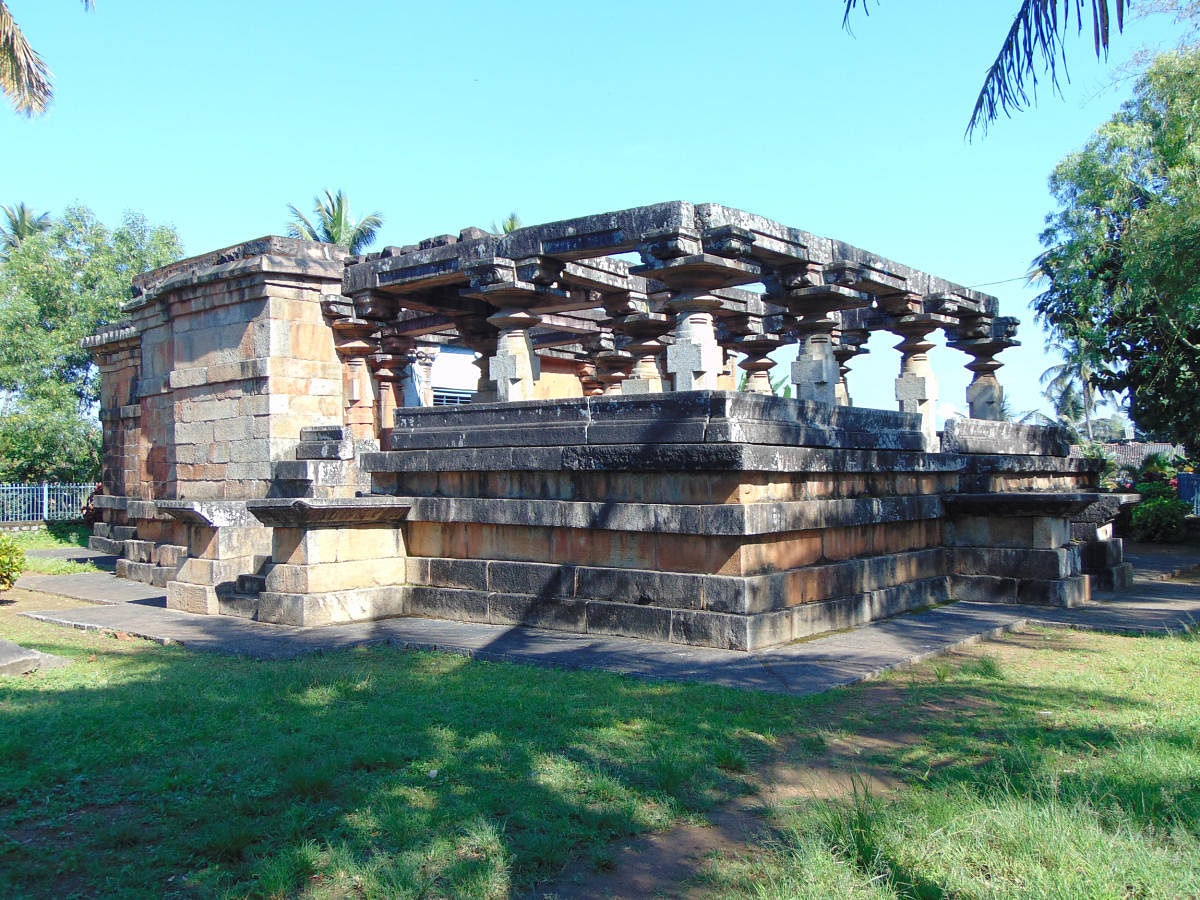 The second temple at Halasi that has a high plinth