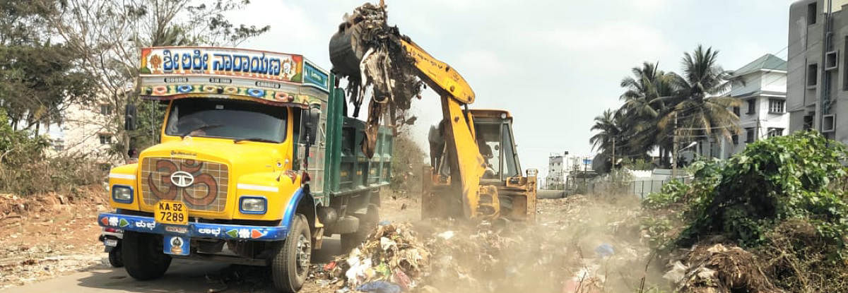 The BBMP has taken up an intense clean-up drive in several parts of the city in the past few days.