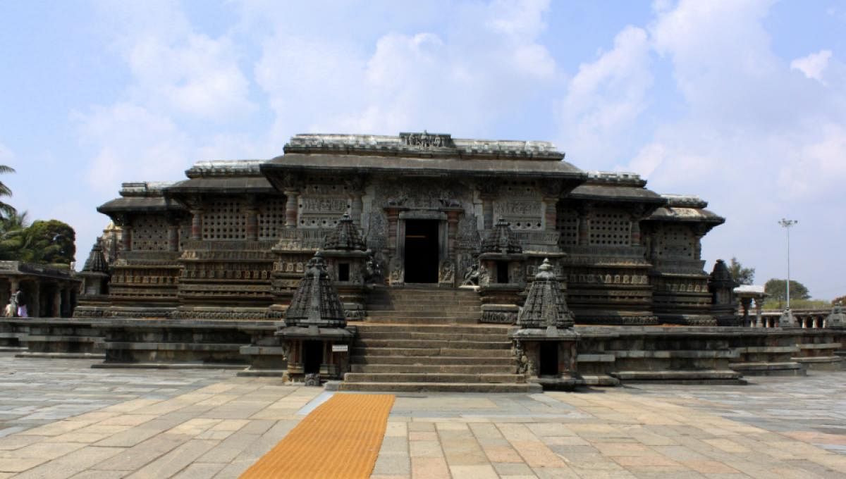 Chennakeshava temple in Belur in Hassan district. 