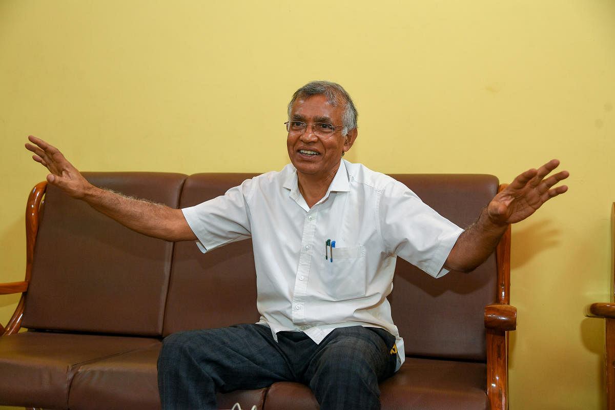 Dr Venugopal K R, Vice-Chancellor, Bangalore University. DH PHOTO/B H Shivakumar