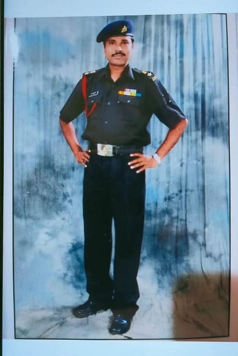 Netaichand Jana, 49, an army deserter in the fake uniform of a Lieutenant Colonel.