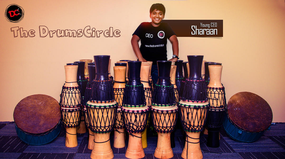 S B Sharaan is a drumming enthusiast.