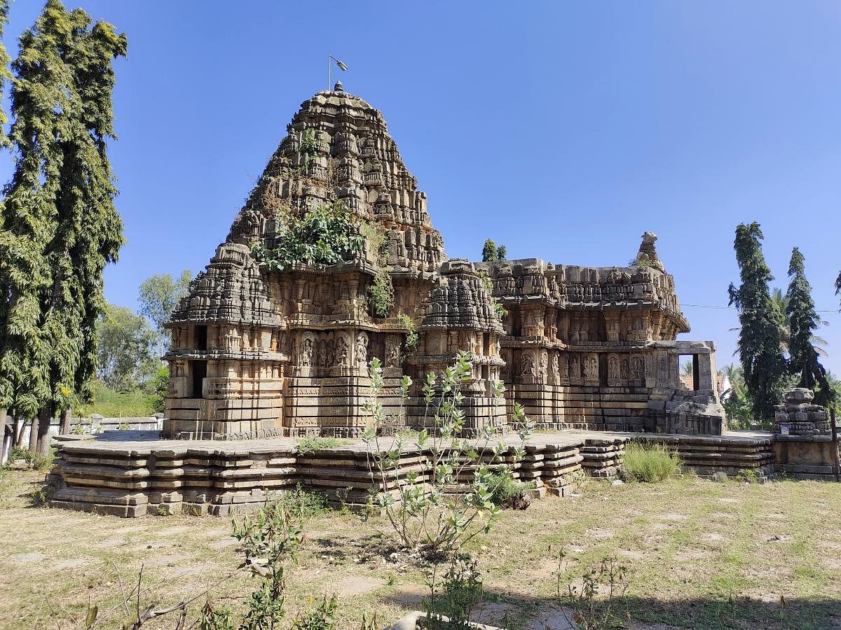 The Someshwara Temple at Haranhalli. 