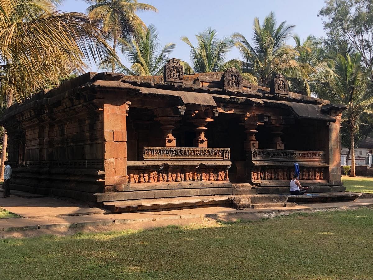 A view of the Kamal Basadi in Belagavi. Photos by author 