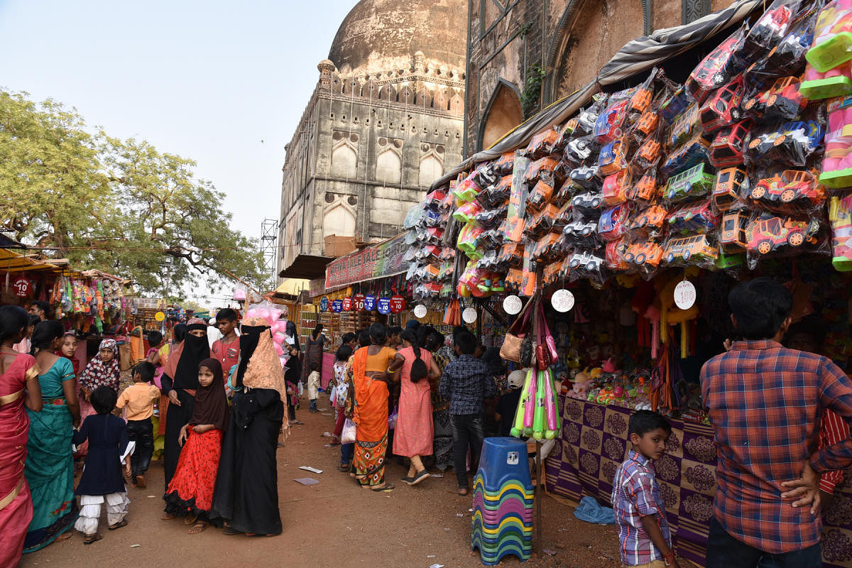 A scene from the jaathre at Bidar. Photos by Mohammed Ayazuddin Patel