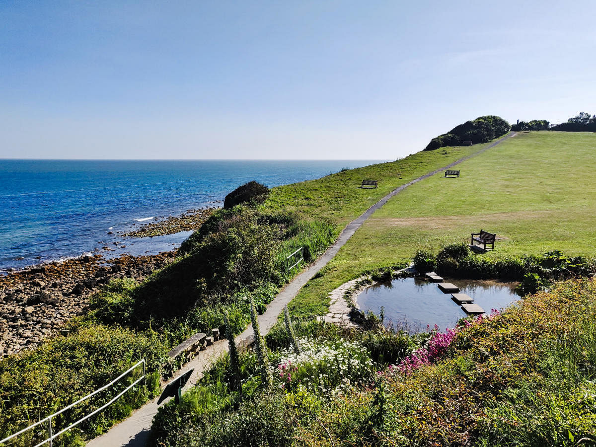 The coastal path between Ventnor and Steephill cove