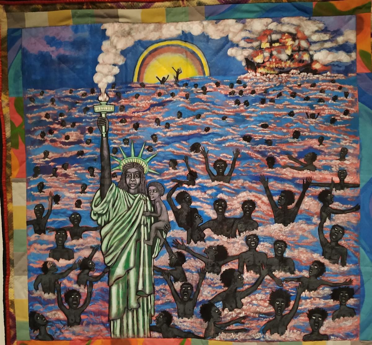 We came to America  by Faith Ringgold