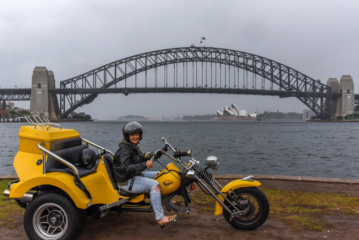 Taking the trike ride is another way of getting a grand overview of the city. PHOTOS BY AUTHOR
