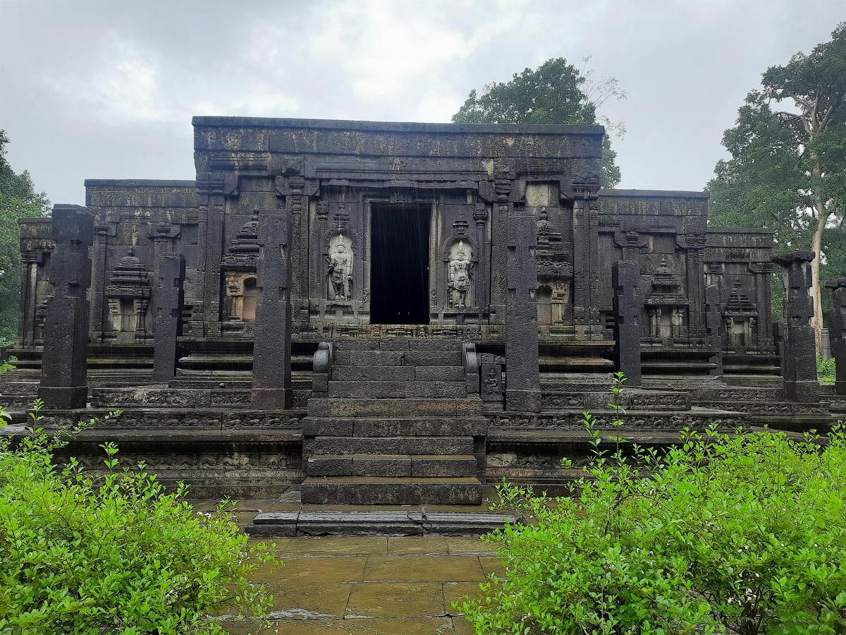 The Chaturmukh Basadi, in Gerusoppa, Shivamogga district