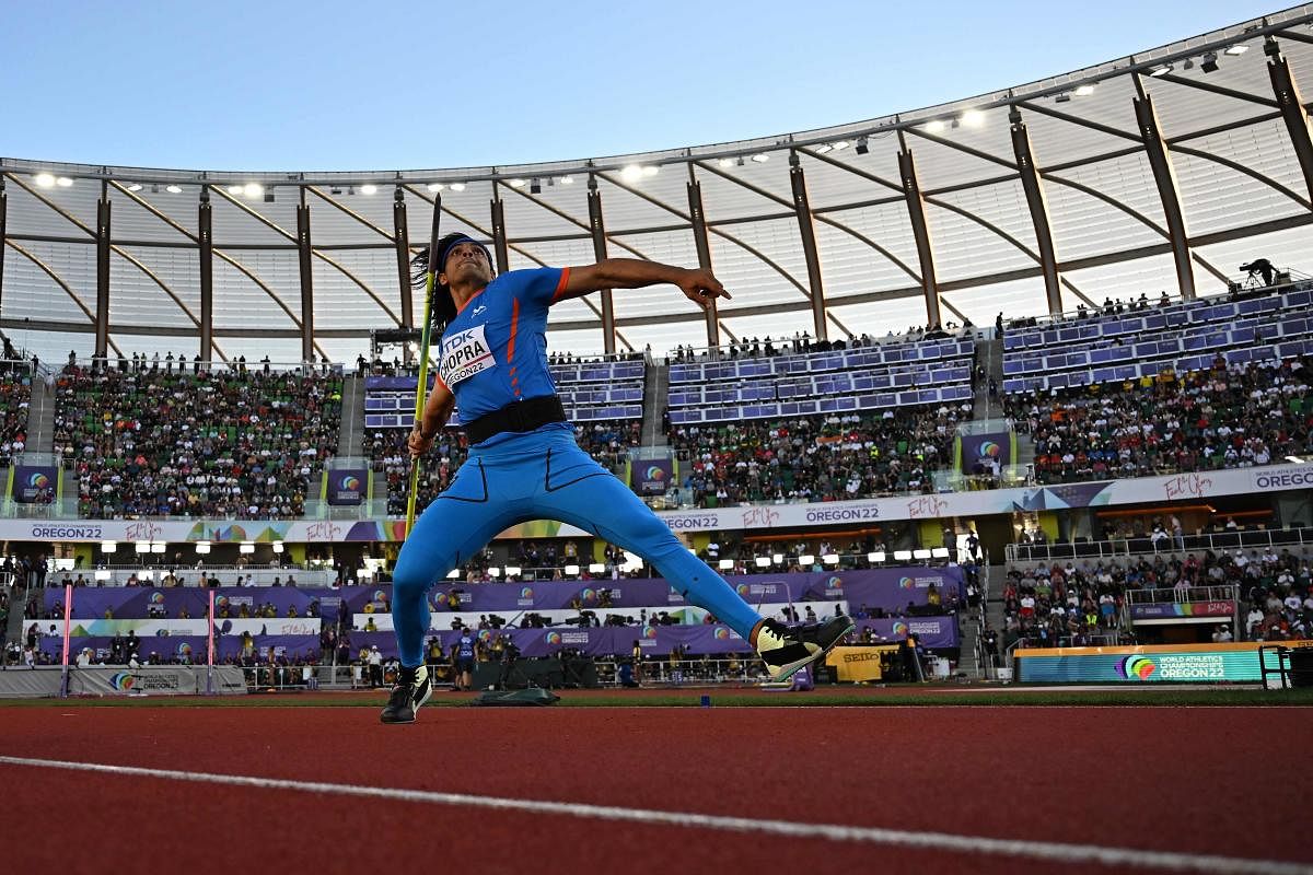 Javelin thrower Neeraj Chopra has been India's most consistent and successful athlete ever. AFP 