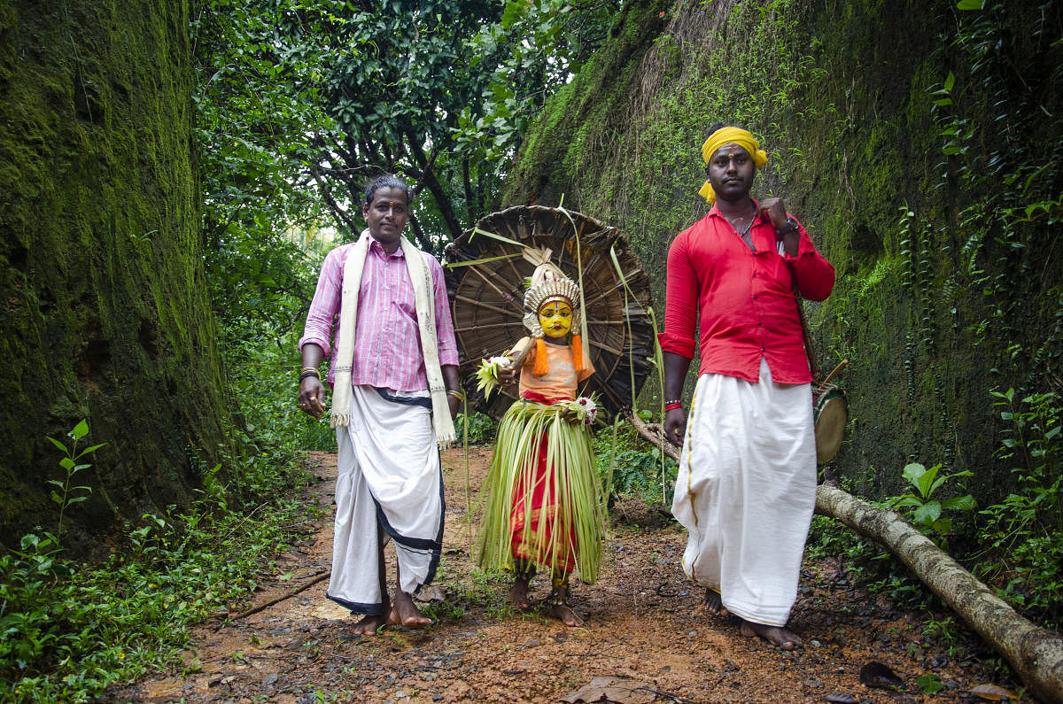 Aati Kalenja is an ancient folk ritual central to the monsoon in villages in Tulunadu. Photos by Shashikanth Shetty