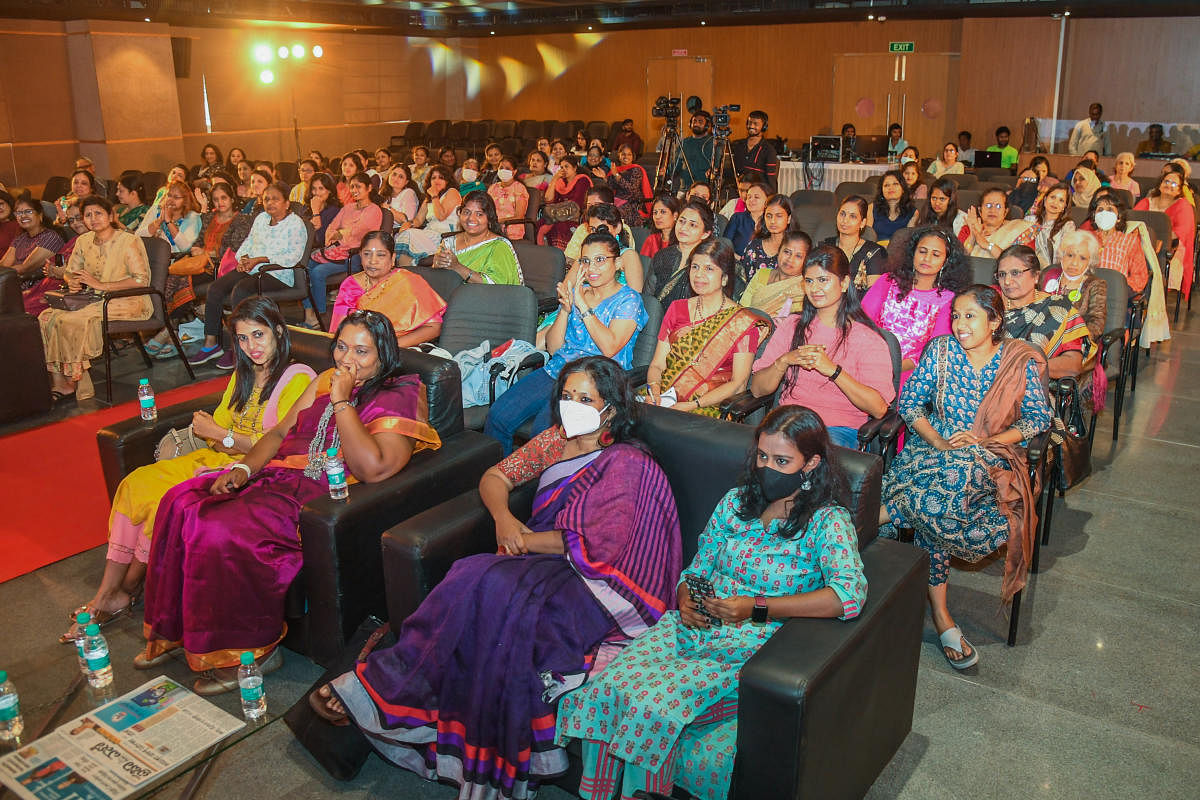 The audience at the launch of ‘Bhumika Club’ in Bengaluru. DH Photo/S K Dinesh