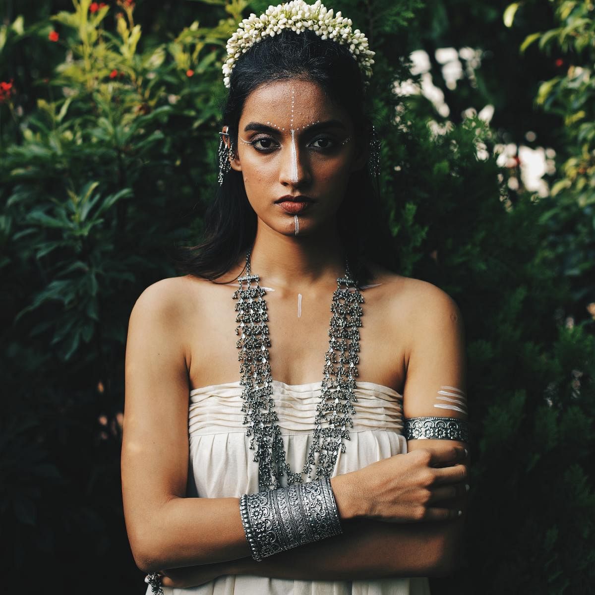 ‘Moon string’, a sustainable jewellery collection by Ahmedabad-based Creyons. It was made by artisans in Jaipur, Delhi and Kolkata. Credit: Special arrangement