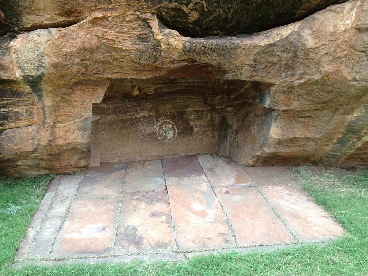 The rock-cut cave temple no. 2 at Badami