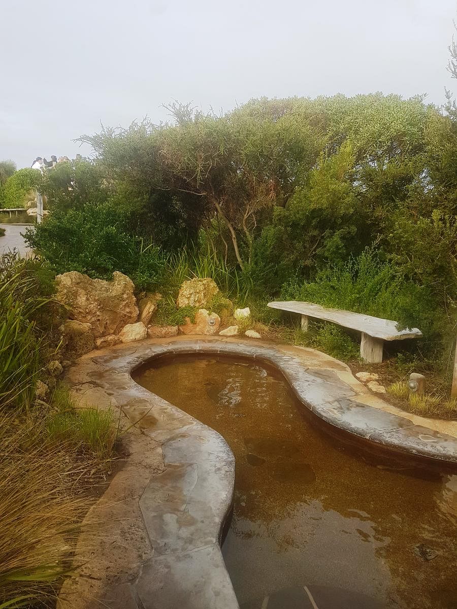 The natural hot springs at Mornington Peninsula are just 90 minutes from Melbourne