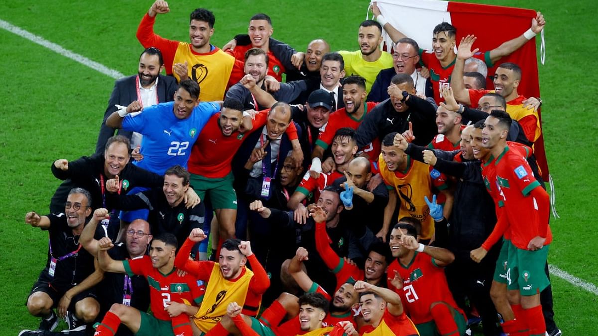 Morocco’s stirring run to the semifinal, along with improved shows by other African and Asian nations, was the biggest takeaway of this WC. Credit: AFP Photo