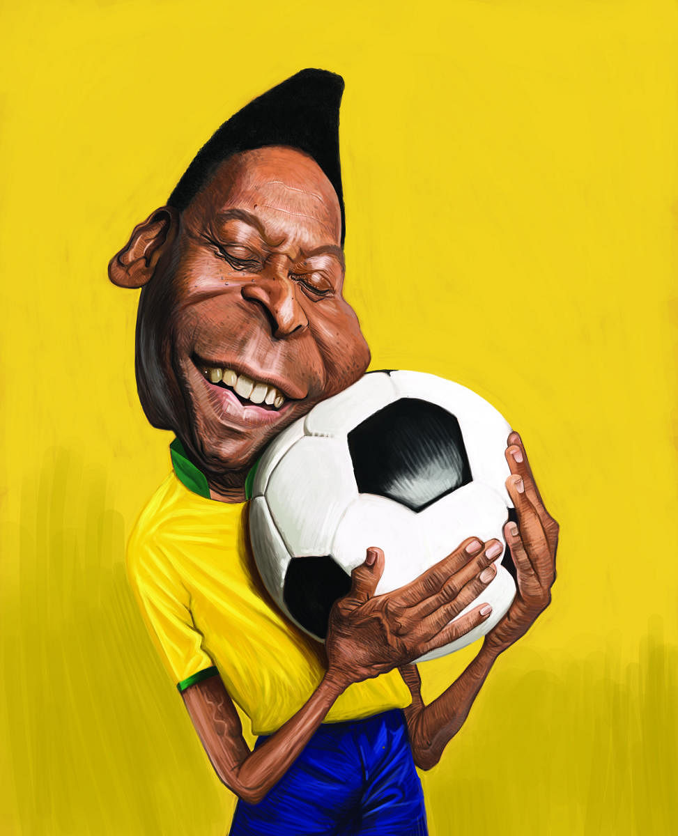 Pelé by Shijo Varghese. Credit: Special Arrangement