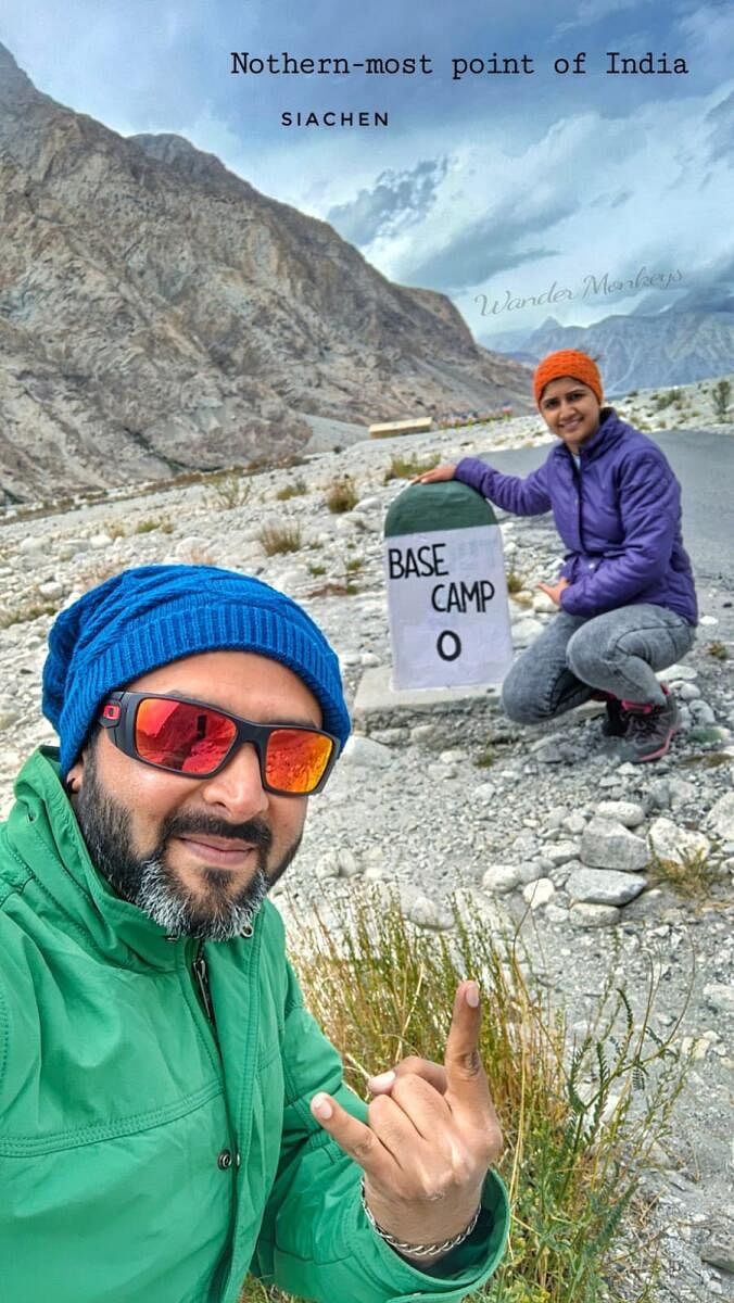 Priyanka and Nishith Jois travelled to Siachen base camp, the northern-most point of the country.