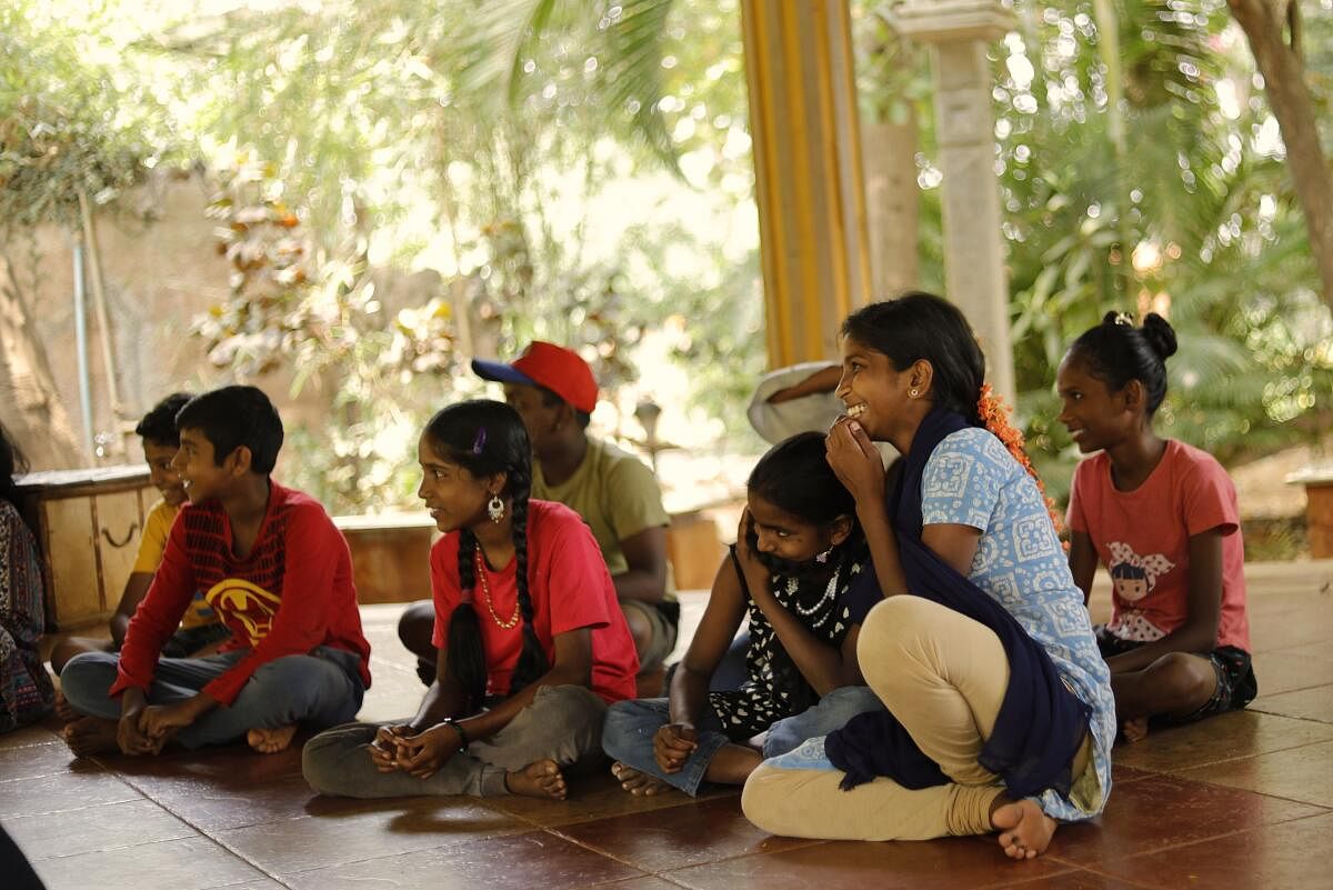 Children at Kalakrida. Photos by Vaishnavi Lingsur