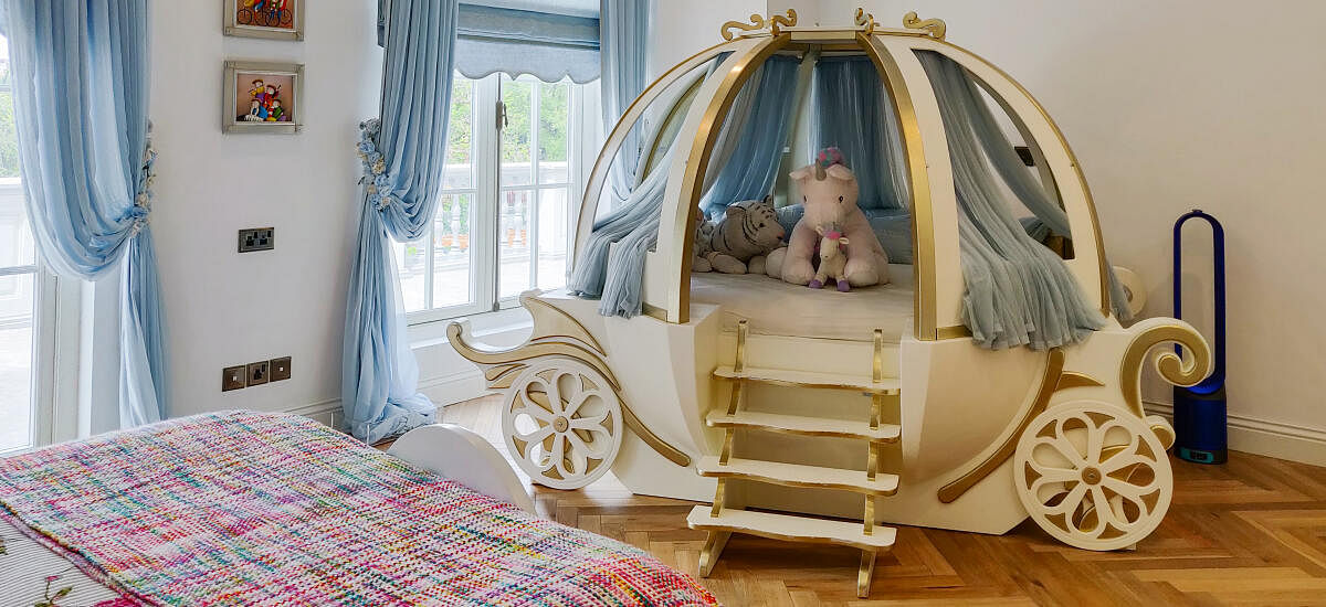 A children’s room with a fairytale theme, designed by Studio B Architects, Delhi.