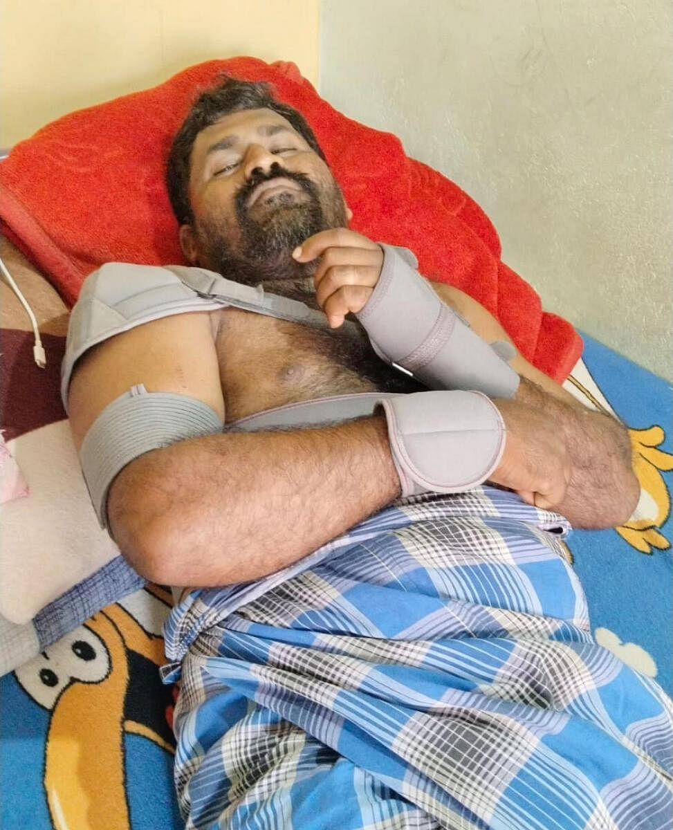 Muniyappa, one of the injured