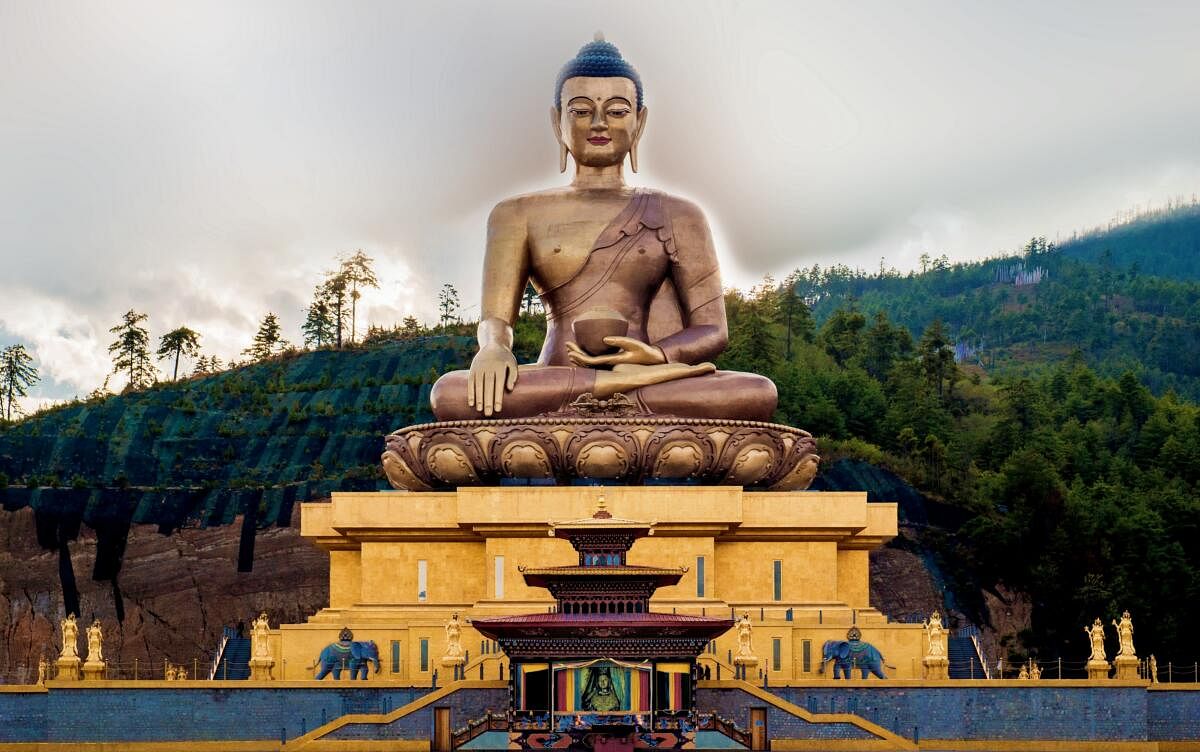 Thimpu Buddha Point in Bhutan.