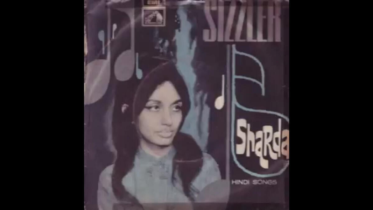 Sharada on the album cover of ‘Sizzler’ (1971).
