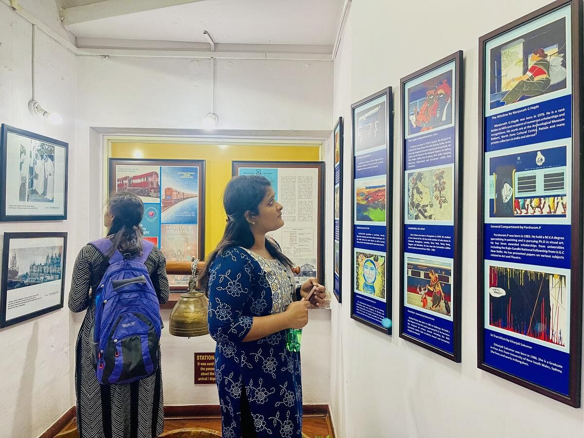 The gallery was opened in 2021 to bring awareness about railway history.