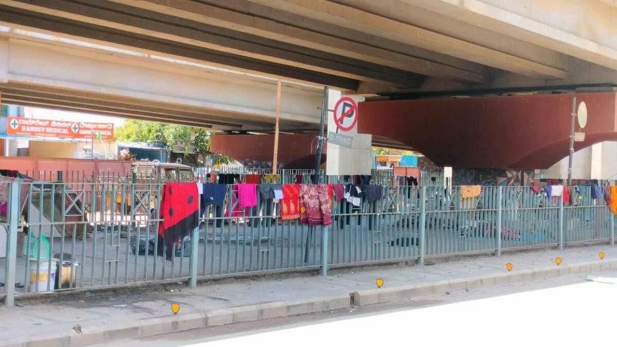 The spaces under flyovers are currently in dismal shape.