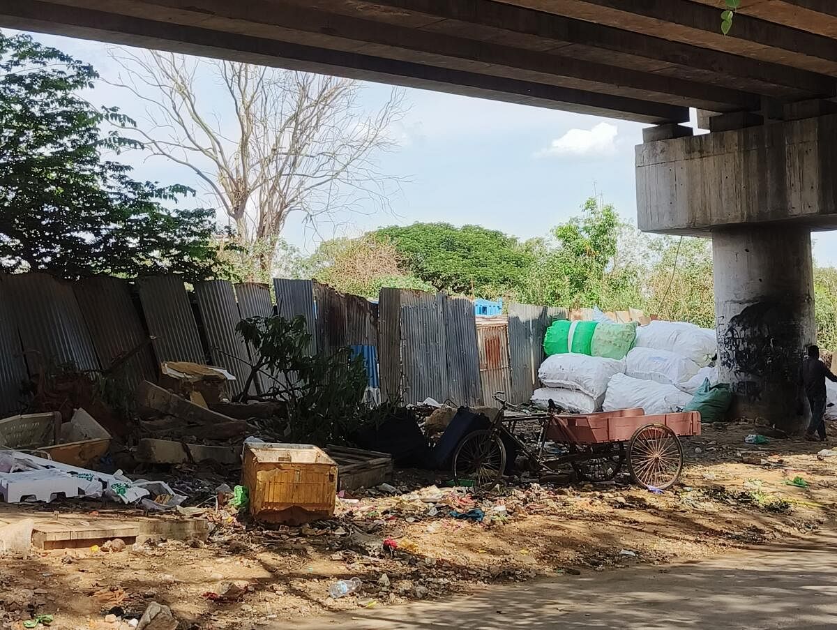 The spaces under flyovers are currently in dismal shape.