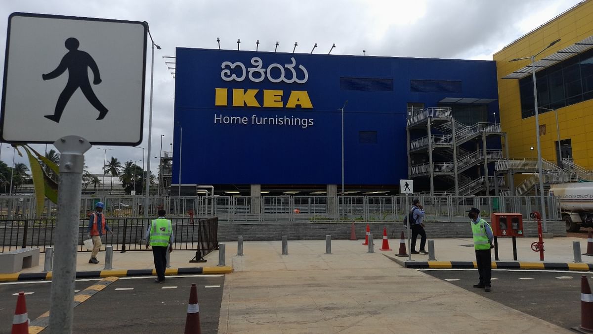 A view of the IKEA store in Nagasandra. Credit: DH Photo/Rishab Shaw