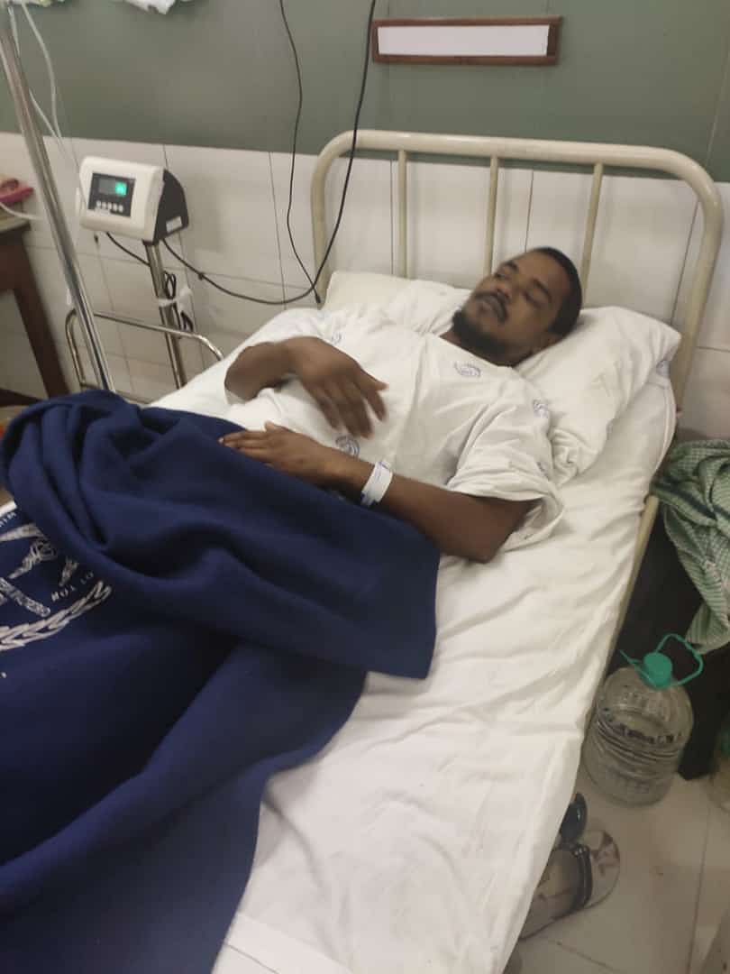 Shaik Khajavali, who is admitted at at CMC Vellore.