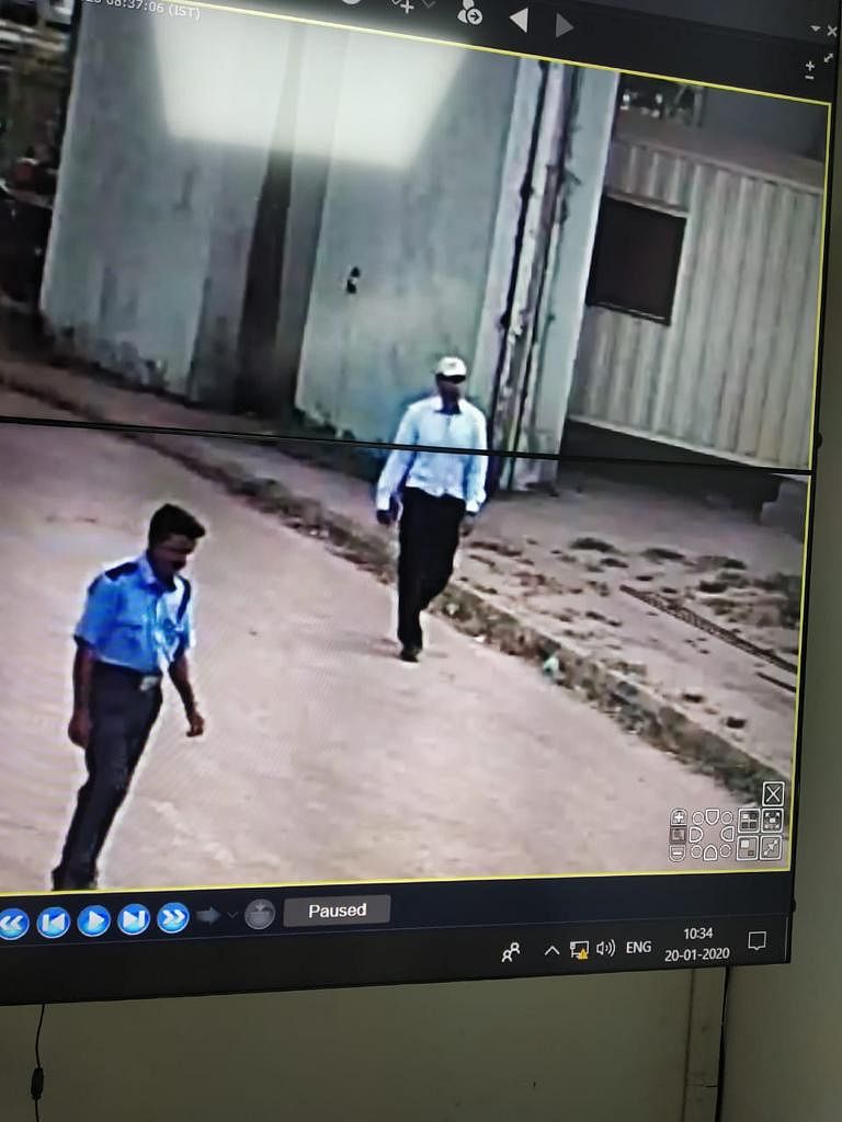 Photo of the suspect in the Mangaluru airport bomb scare, as released by the Mangaluru police
