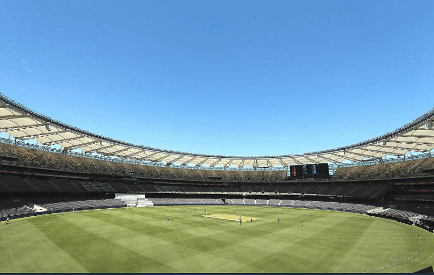 The new stadium boasts of 60,000 capacity, meeting the demands of huge footfalls during Big Bash League and Aussie Rules Football matches. Credit: DH Photo/Madhu Jawali