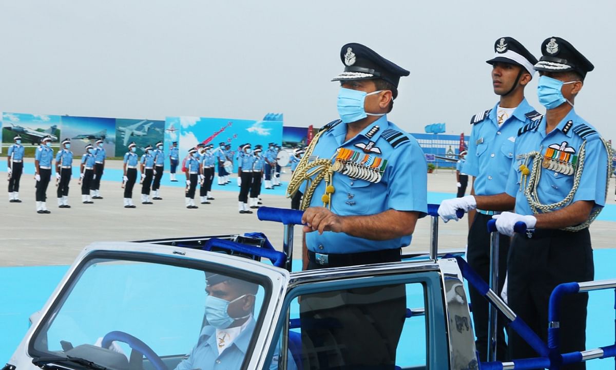 The security scenario in our region mandates our armed forces remain prepared and vigilant at all times. The development at the LAC in Ladakh is a small snapshot of what we are required to handle at short notice,” the Chief of Air Staff said. DH Photo
