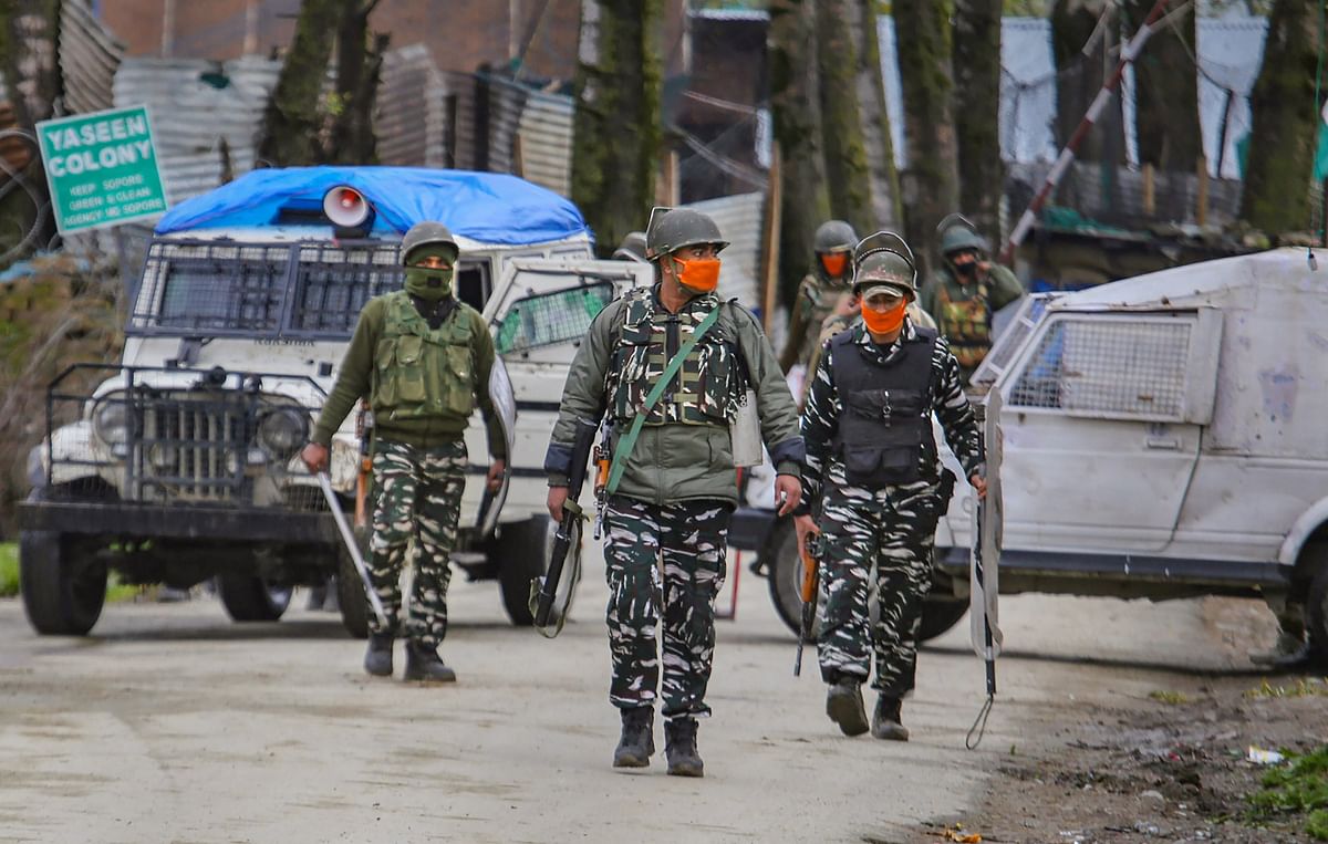 Encounter break outs between security forces, terrorist