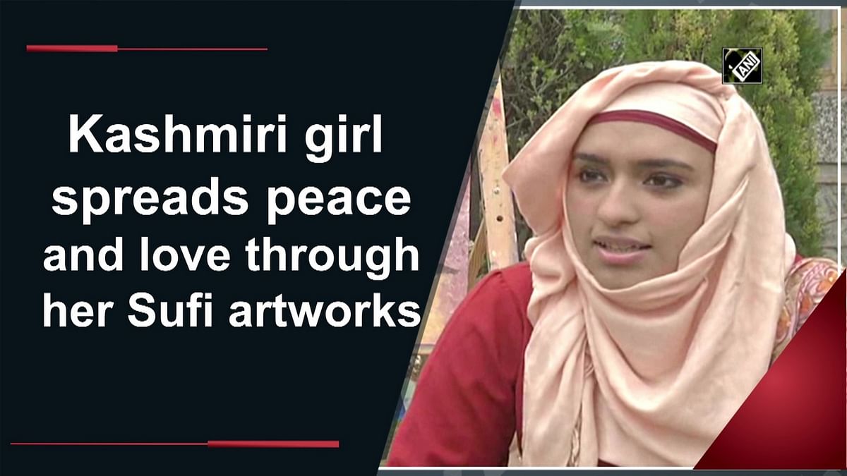 Kashmiri girl spreads peace, love through her artwork
