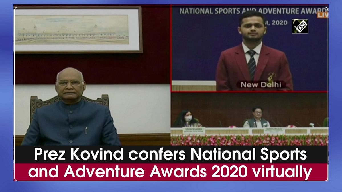 President confers National Sports Awards 2020 virtually