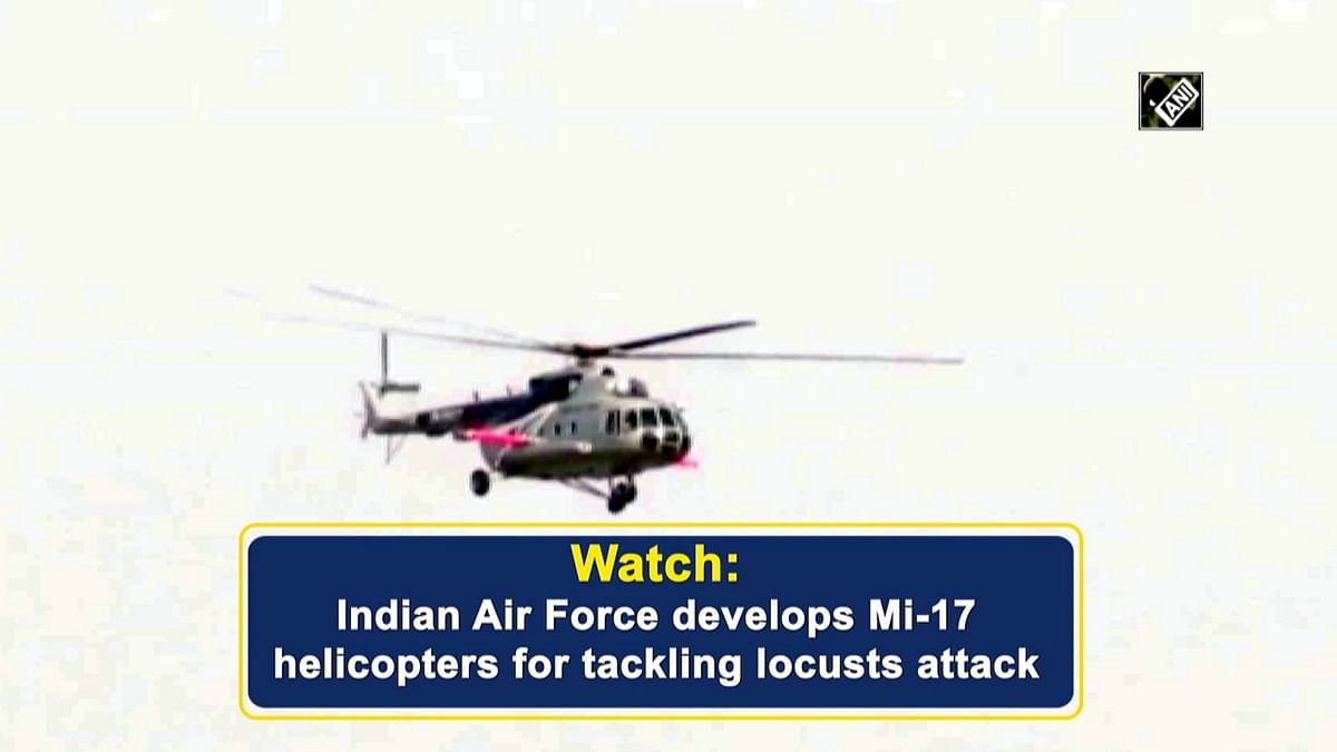 IAF develops Mi-17 helicopters to tackle locusts attack