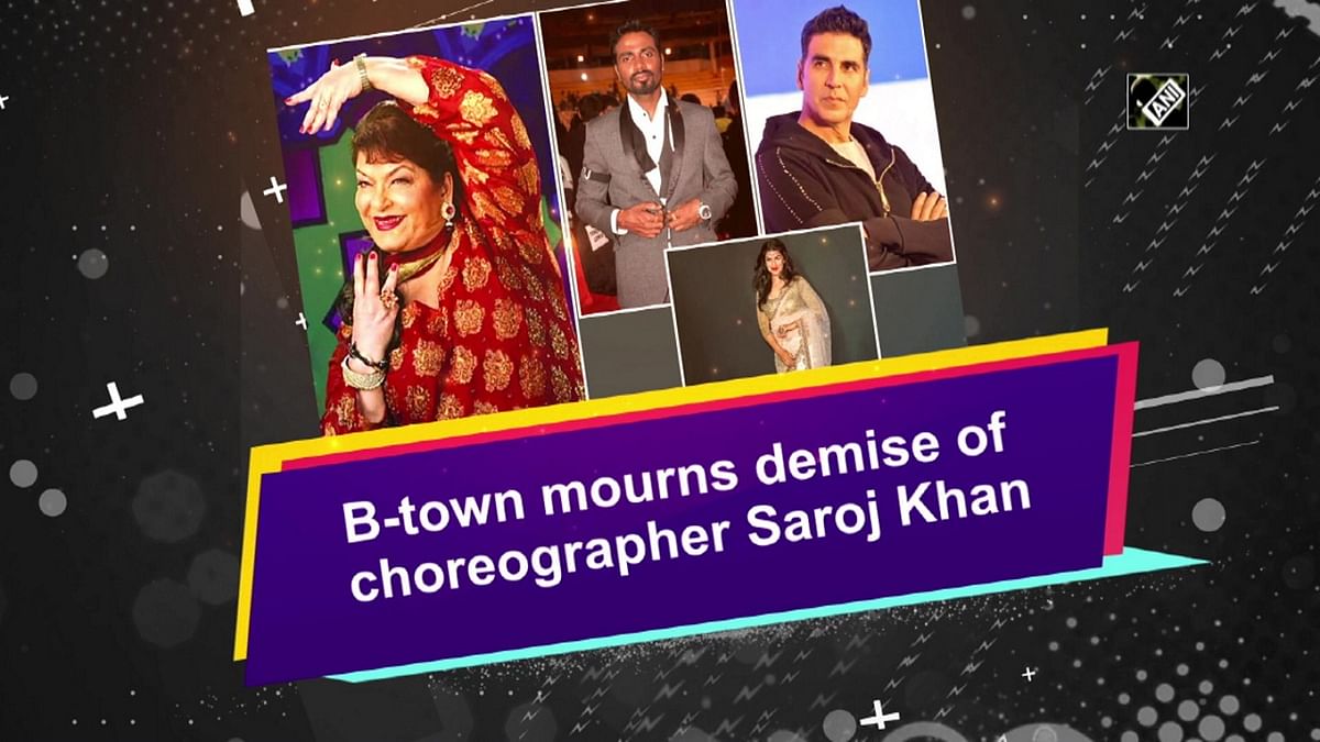 B-town mourns demise of choreographer Saroj Khan