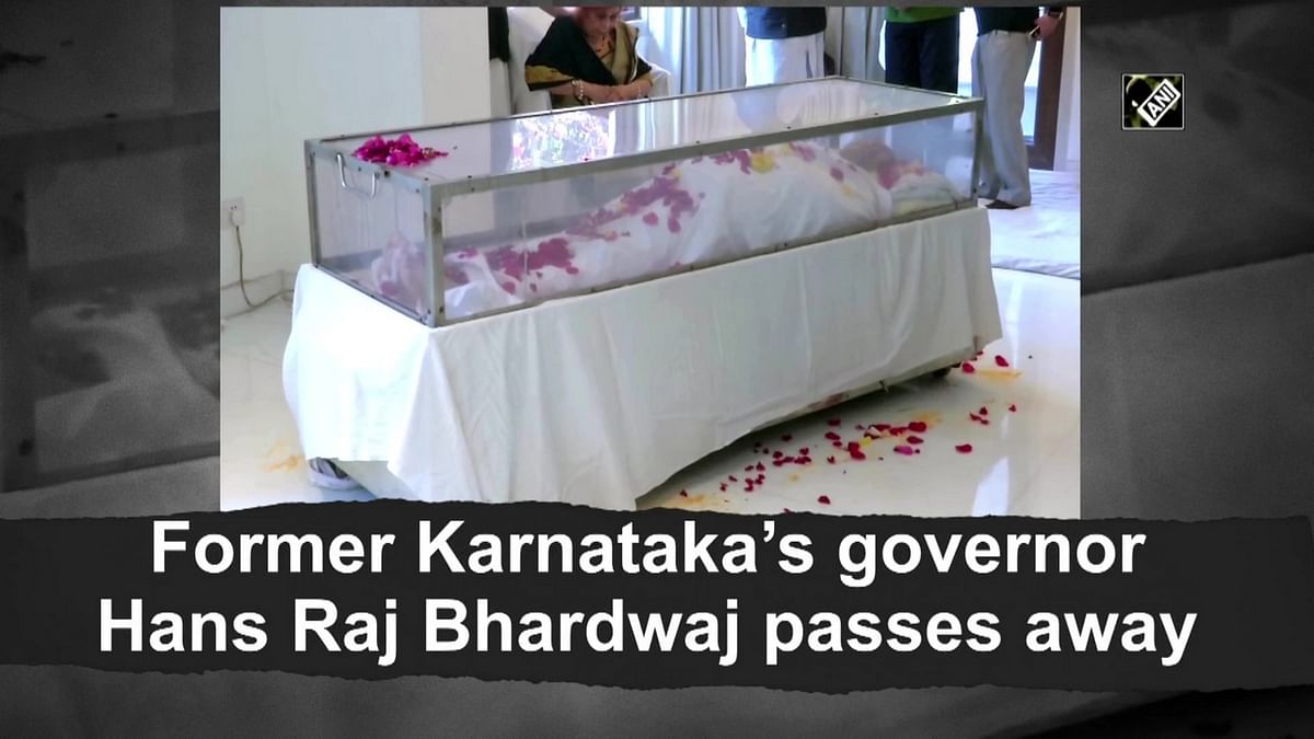 Former Karnataka governor Hans Raj Bhardwaj passes away