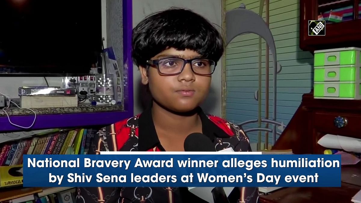 Shiv Sena 'humiliates' National Bravery Award winner