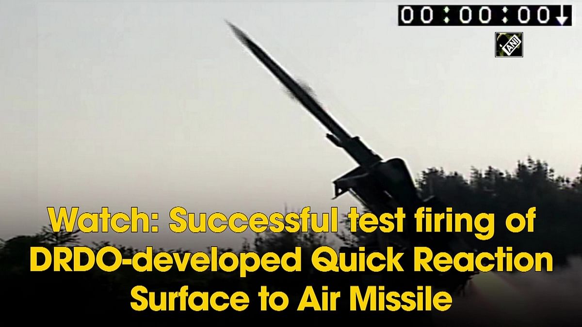 Watch: Successful test firing of DRDO-developed missile
