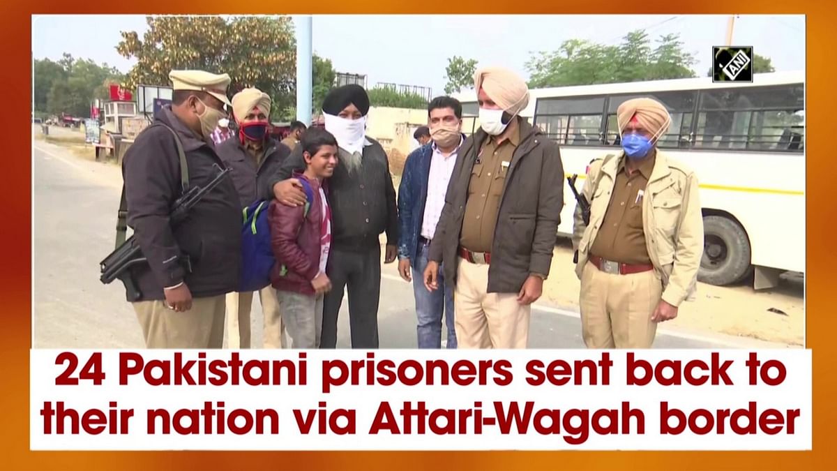 24 Pak prisoners sent back via Attari-Wagah border