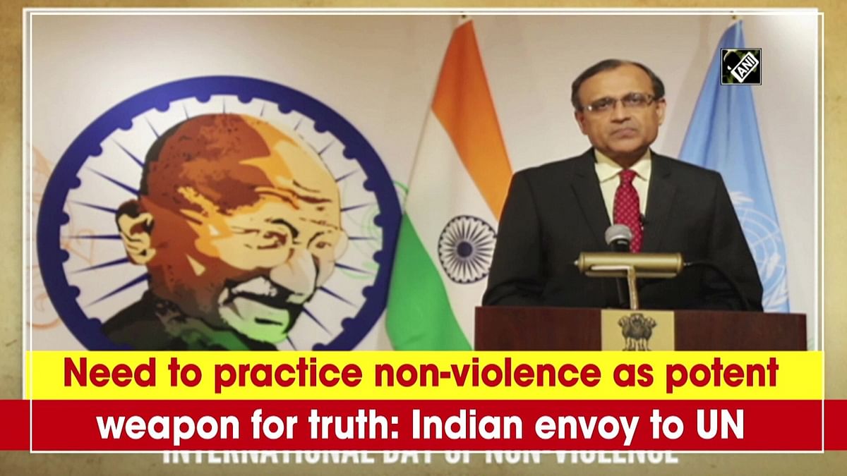 'Need to practice non-violence as weapon for truth'