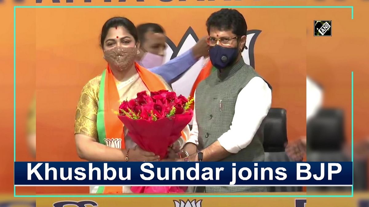 Khushbu Sundar joins BJP