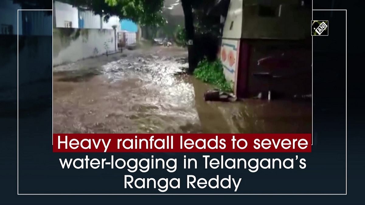 Heavy rainfall leads to water-logging in Telangana
